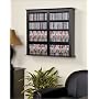Prepac Black Medium Capacity Hanging Wall Media (DVD,CD,Games) Storage