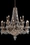Paris Flea Twenty three Light Crystal Chandelier, 48"Hx44"W, ENGLISH BRONZE
