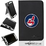 New Samsung Galaxy Tab 4 7 inch leather Case By Calaboy- Interchangeable Design - Personalized Picture Frame w Cleveland Indians Logo (bb12)