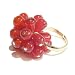 The Black Cat Jewellery Store-Fire Carnelian Cluster Ring - Adjustable