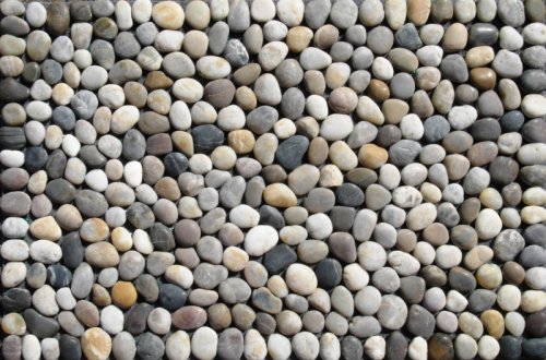 Natural Pebble Mat - Mixed Stone (30" x 20" x 1")