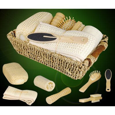 Produkt-Bild: 8-teiliges Wellness Set aus Naturmaterialien