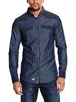 Armani Jeans Camisa Hombre (Azul Denim)