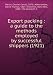 Export packing : a guide to the methods employed by successful shippers (1921) bei Bücher zum Namen: 516pxaP2RSL._SL75_