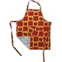 Kitchen Apron-Tomato Red - Reversible