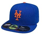 MLB New York Mets Authentic On Field Game 59FIFTY Cap (Royal Blue, 7 3/4)