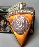 Old World Christmas Ornament Piece of Pumpkin Pie #32019 Thanksgiving