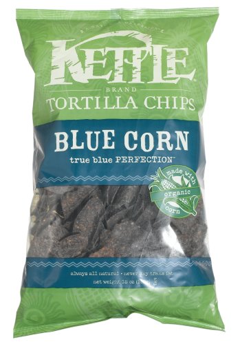 Kettle Tortillas Blue Corn, 18-Ounce Bags (Pack of 12) by Blue Corn Chips
