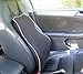 LOVEHOME Car Lumbar Support Cushion - Premium Memory Foam with Mesh Cover - Universal Fit Major Car Seat - Ideal auto Back Pillow for Road Trip Driving (Black)