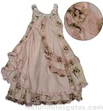 Jottum Pink Girl Print Cotton Dress