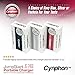 Portable Charger Power Bank USB Battery Pack For iPhone 6, 5, 5S, 5C, 4S, 4, Samsung S-Series - iPhone 6/5/4, Samsung Adapters w/USB Cable - Cynphon JumpStart JS-2400 (Fuchsia)