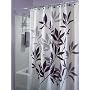 Leaves Print Shower Curtain