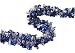 12' Sexy Holographic Blue & Silver Boa Christmas Tinsel Garland