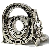 Spinning Rotor Key Chain - Nickel Plated