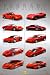 Dream Machines High Performance Cars Art Print Poster - 24x36 Poster Print, 24x36
