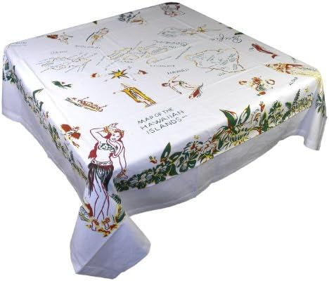 Hawaiian Islands Souvenir Tablecloth
