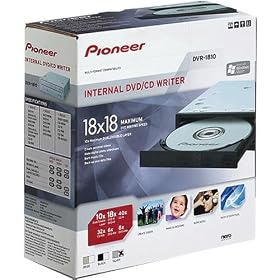 Click here to buy Pioneer DVR1810C 18x CD/DVD Burner Silver/Bezel/Pack of 5 by Pioneer.
