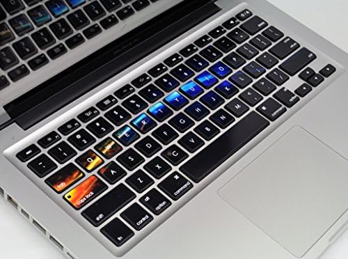 Crocodil Graphics - Ignite Keyboard Stickers for MacBook Pro 13, 15, 17 and MacBook Air 13" Decal Humor Art Protector