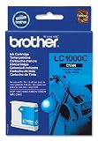 Brother Inkjet Cartridge Cyan Ref LC1000C