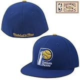 Mitchell & Ness Indiana Pacers Hardwood Classics Logo Fitted Hat
