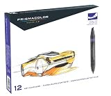 Sanford(R) Prismacolor(R) Professional Art Markers, Primary/ Secondary Colors, Set Of 12