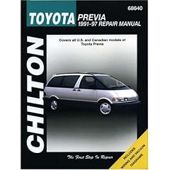 Toyota Previa (1991-97) Repair Manual (Chilton Total Car Care)