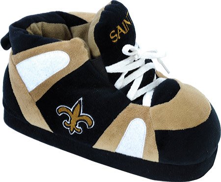 Comfy Feet Men's New Orleans Saints 01 Slippers,Gold/Black,XL M US