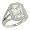 Ladies Emerald Cut (5.45cttw K/VS2 Gemological Institute Of America) Diamond Ring with Pave (2.20cttw) Diamond Trim with Split Shank - Size 4.0