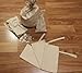 SKEMIX Canvas Blank Money Bag Bank Deposit Transit Coin Storage Sack Bags 6.5x9.5