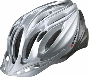 Louis Garneau Arcterus Cycling Helmet, Silver, X-Large