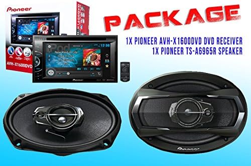 PACKAGE ! Pioneer AVH-X1600DVD DVD Receiver + Pioneer TS-A6965R Car Speakers