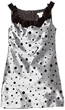 KC Parker Girls 7-16 Sleeveless Polka Dot Taffeta Dress