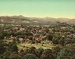 View of Asheville, North Carolina, ca. 1902 - Exceptional Print of a Vintage Photochrom Image from the Library of Congress Collection