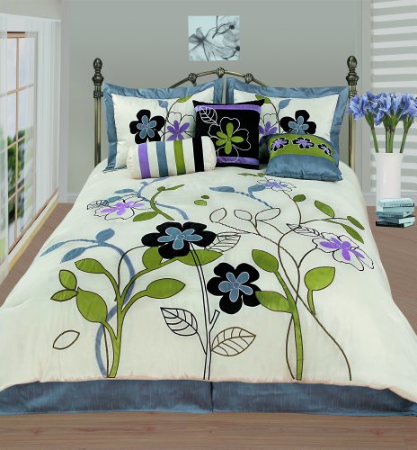 Wellington and Castle Milan 7-piece Comforter Set, King