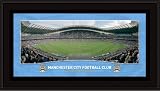 Manchester City Football Club Stadium Framed 12x6 (305x145mm) Match in Action Desktop Panoramic Photograph