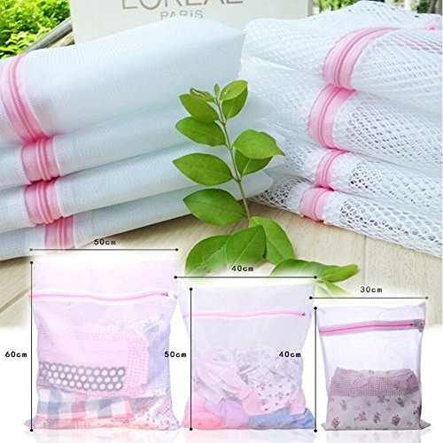 Motoraux Customize Soft Mesh Laundry Bags for Blouse, Hosiery, Stocking, Underwear, Bra and Lingerie Etc. (wash bag)