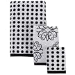 Dwell Studio for Target&reg; 3-pc. Dot Towel Set - Black & White