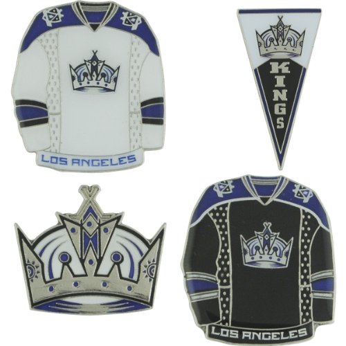 JF Sports Los Angeles Kings 4-Pack Lapel Pins