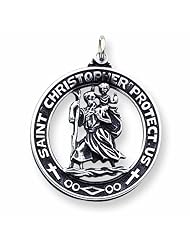 Sterling Silver St. Christopher Medal
