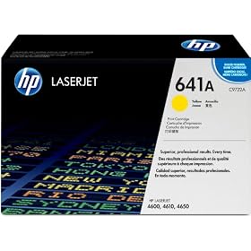 Hp Hewlett Packard colour laserjet laser toner cartridge 4600 4600dn 4600hdn 4600dtn 4600N 4650 4650dn 4650Hdn 4650Dtn 4650n C9722A yellow