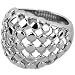 Inox Jewelry 316L Stainless Steel Women's Dot Cocktail Ring