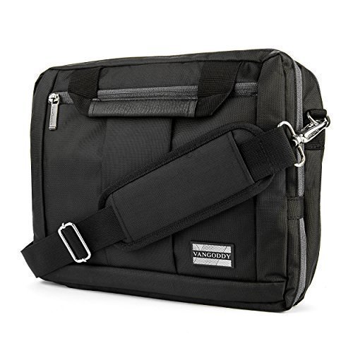 El Prado Collection 3 in 1 Backpack and Messenger Bag for Microsoft Surface Pro 4 12.3 / Pro 3 12 & Surface 3 10.8 inch Tablets (Black)
