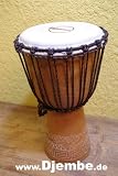 Zoom Produkt-Bild: Djembe-Trommel 45 cm mit Anleitung Bongo-Drum