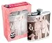 MikWright Flask and Funnel, Monica, Dear, That Was A Precious Little Story. Now Be A Sweetheart and Fix Mommy Another Martini, 7-Ounce