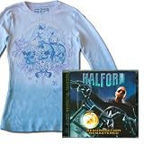 Halford Resurrection Remastered CD + Metal God Apparel Sacred Womens Thermal Shirt [1CD/1 XLarge Shirt]