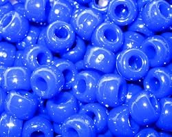Royal Blue Crow Beads Pony Beads