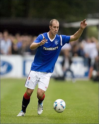Photographic Prints of Soccer - Rangers v Bayer 04 Leverkusen - Pre Season Friendly - Takko Stadium from Rangers