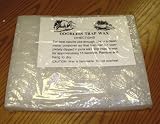 Economy White Trap Wax, 1 lb. Bar.