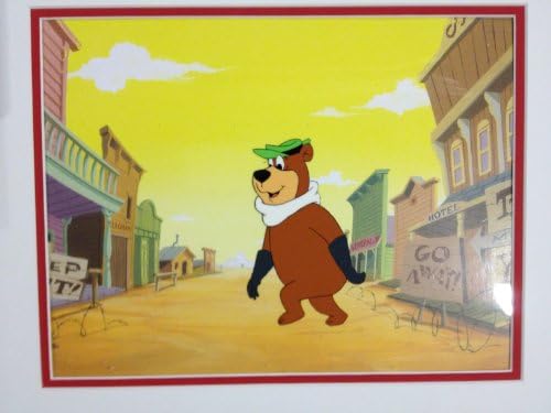 Animation Cel Yogi Bear with Gloves