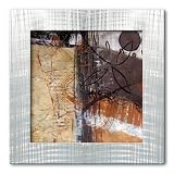Framed Abstract Metal Wall Art, Contemporary Home Decor, Modern Wall Sculpture By Ruth Palmer